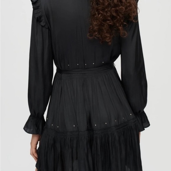 Maje Rinode Studded Flowy Dress - Picture 2 of 7